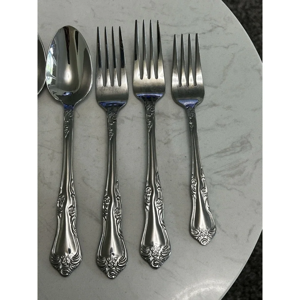 Oneida AZALEA Flatware 9 Replacement‎ Filler Pieces Silverware Knife Spoon Fork